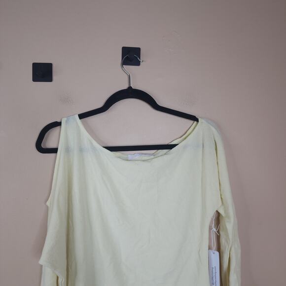 Six Fifty Take My Hand Long Sleeve Knit Top in Yellow Size S - Picture 2 of 10